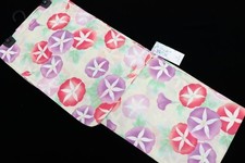 inagoya Nuovo [Yukata Donna, Trama Diversa, 100% Cotone, Colore Crema] Altezza: