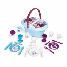 Smoby Frozen 2 Picknick-Korb Geschirr Becher Puppengeschirr Eiskönigin Kinder