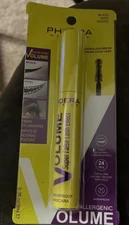 PHOERA Volumizing Waterproof Mascara False Lash Effect Fiber Curling Vegan