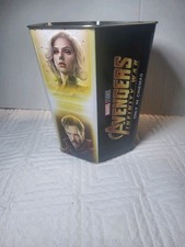 Marvel Avengers Infinity War Movie Promo Collectible Popcorn Tin Bucket 2018 The