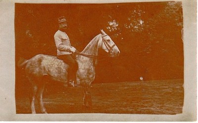 RPPC K.u.K Field Marshal Conrad von Hötzendorf on horseback