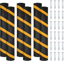 6 Pack 6 ft Speed Bumps Rubber Speed Bumps for Roads & Driveways Asphalt Gravel