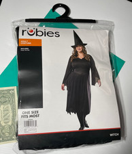 Black Magic Witch Costume Adult One Size Rubies Women's Witch costume NEW