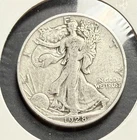 1928-S WALKING LIBERTY HALF DOLLAR - F