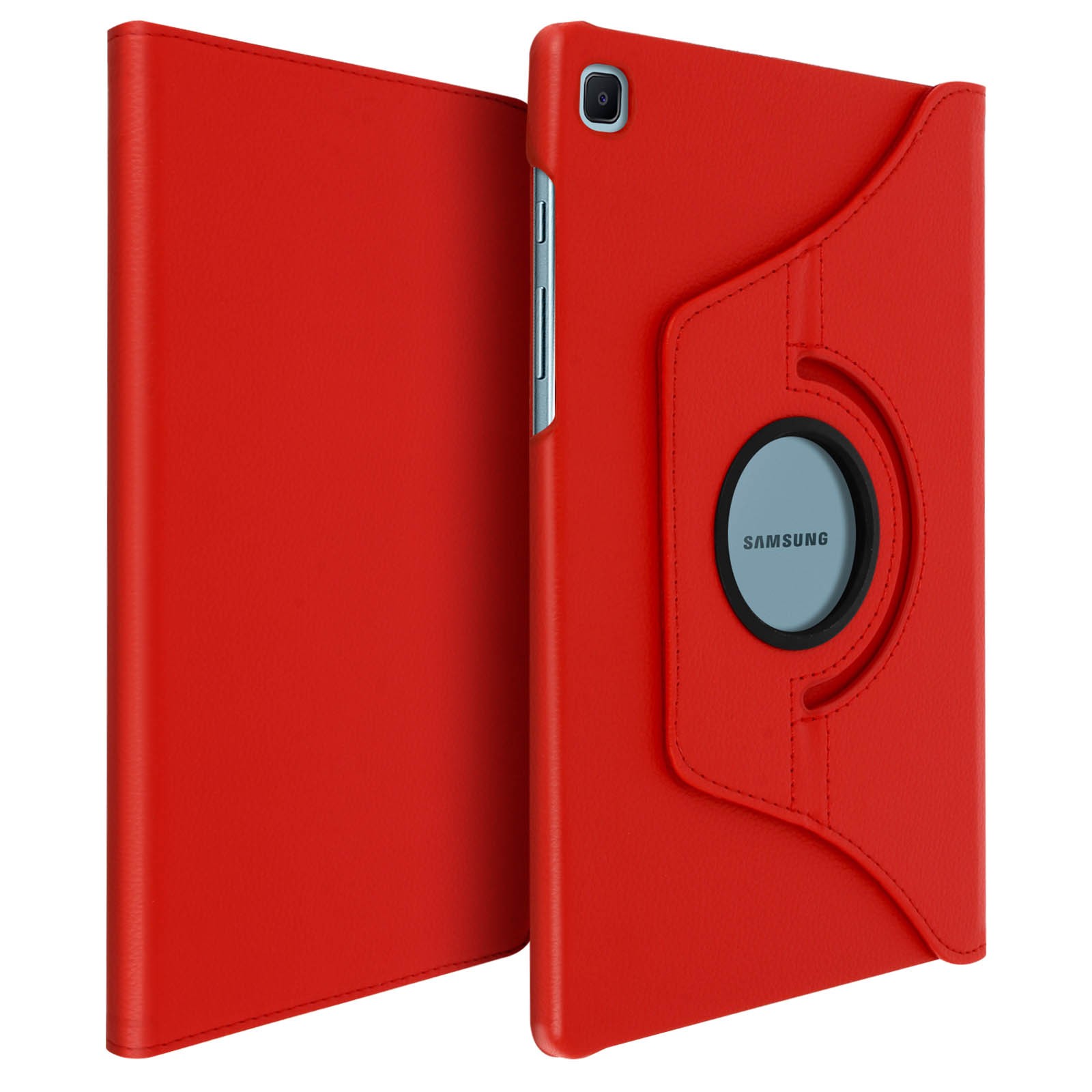 Housse rotative 360 pour Samsung Galaxy Tab S6 Lite avec support rouge