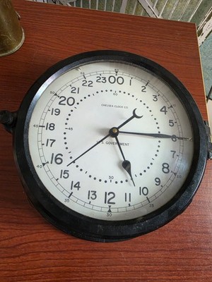 Chelsea Clock Co. Boston - U.S. Government Navy Ship Clock's