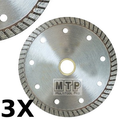 5'' Inch Diamond Turbo Premium Saw Blade Granite  Concrete Tile Stone 5/8''-7/8''