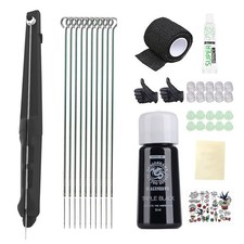 Poke Stick Tattoo Kit Beginner Hand Diy Home Tattoo Supply Kits Needles Compl...