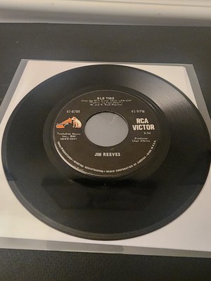 Jim Reeves 45 RPM - Distant Drums / Old Tige - RCA Victor 47-8789