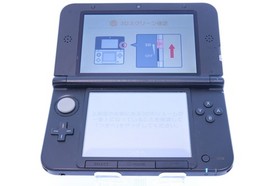 JP Game Nintendo 3DS LL XL Blue Black  [Rank :A] Region-locked
