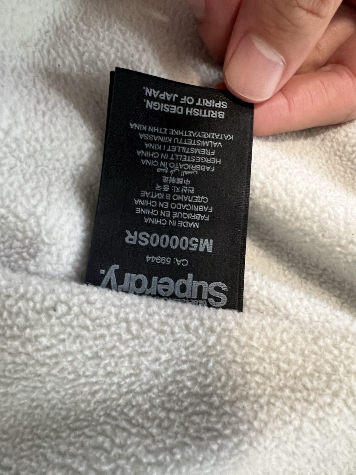 Superdry Waterproof Wind Cheater Jacket Fleece Li… - image 4