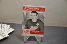 2025-26 UD Detroit Red Wings hockey centennial Base Captains #166 Sid Abel nhl