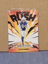 2025 Panini Rookies & Stars Rookie Rush Tyler Warren #18 Colts NFL