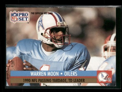 1991 Pro Set #9 Warren Moon Houston Oilers
