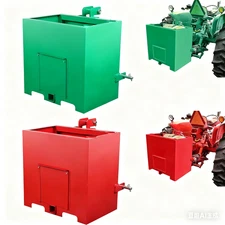 800LBS 3 Point Ballast Box with 2" Quick Hitch Receiver for Cat 1 Tractor