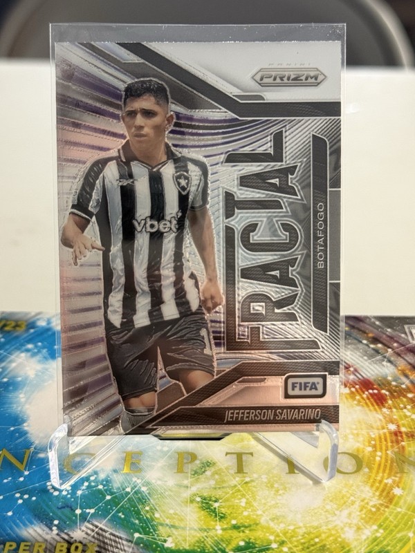 Panini Prizm FIFA Soccer 2025-26 Jefferson Savarino Tractal Insert #5 Botafogo