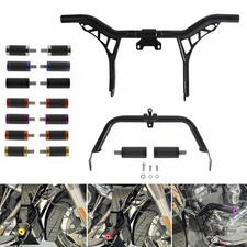 Front Engine Guards Crash Bar w/ Bracket For Harley Road Glide FLTR FLTRX 15-23