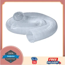 POWERTEC 6 in. x 10 ft. PVC Flexible Dust Collection Hose in Clear