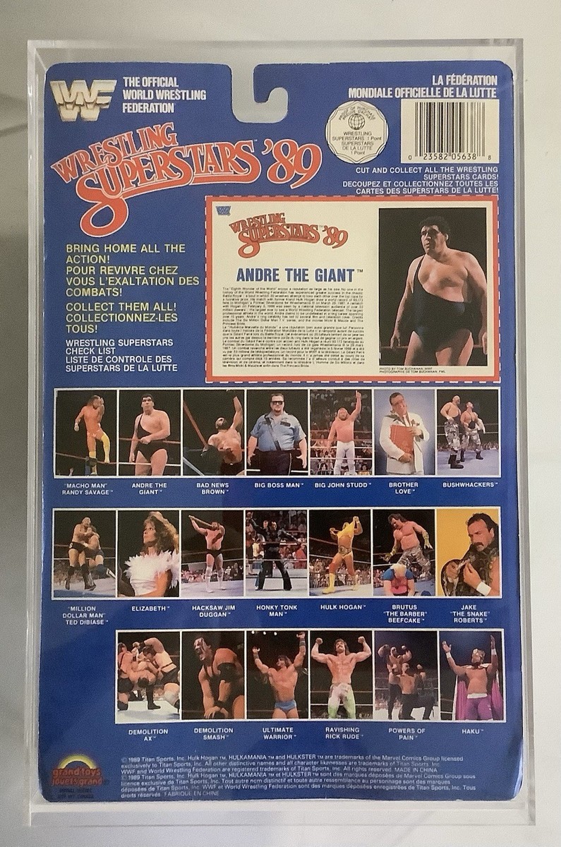RARE 1989 Andre the Giant LJN Grand Toys WWF Wrestling Superstars