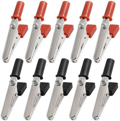 Alligator Clips, 50Mm Small Metal Electrical Clamps Wire Alligator Clips with Sc
