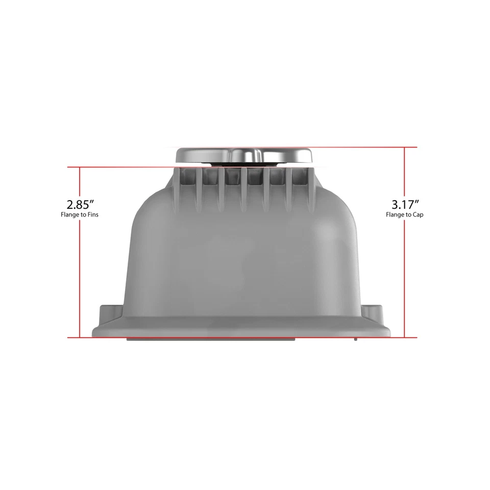 241-134 Holley Valve Covers - Muscle Series - Finned - SBC - Natural - Image 3 of 3