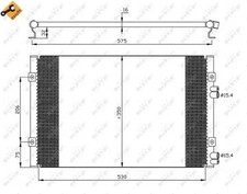 Kühler Klimaanlagen – Kondensator 35384 NRF für CHRYSLER PT CRUISER