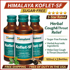 Himalaya Koflet-SF Sugar-Free Herbal Syrup 100ml  3  Throat  Cough Care