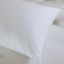 Image of Embossed Microfibre Hotel Pillow Pair Anti Allergy Neck Back Support