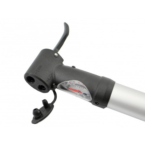 Beto Alloy Mini Pump - 1-Way Oval Barrel w/T-Handle - CLD-023G 100PSI Dual Head - Picture 4 of 4