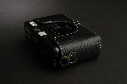 Funda de cuero genuino para media cámara cubierta para cámara fotográfica Contax T3 - Imagen 14 de 46