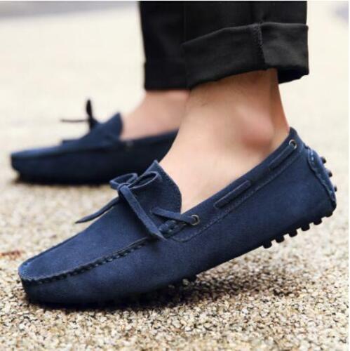 Men's Driving Moccasin Casual Pumps Loafers Slip on Flats Soft Shoes New - Picture 10 of 31