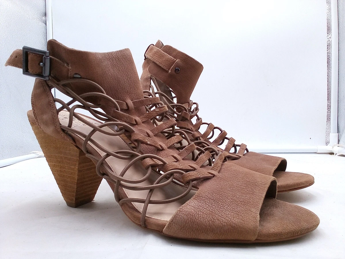 VINCE CAMUTO Brown heels Women Size 10M US 8 UK cute nice eBay