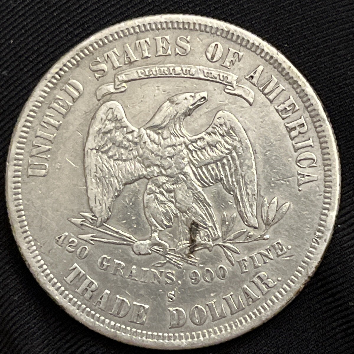 1878-S Trade Dollar 420 Grains .900 Fine Silver San Francisco $1