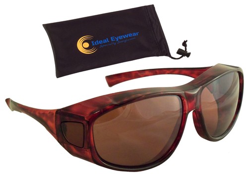 Blue Blocker Blocking Fit Over Sonnenbrille Herren Damen Cover Brille Fahren Golf - Bild 14 von 19