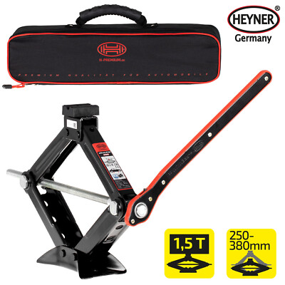 Scissor Jack + Ratchet 1.5t Heyner UltraLift M PRO Premium Trolley Jack