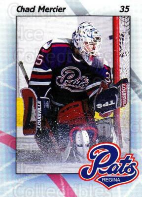 1996-97 Regina Pats #8 Chad Mercier | eBay