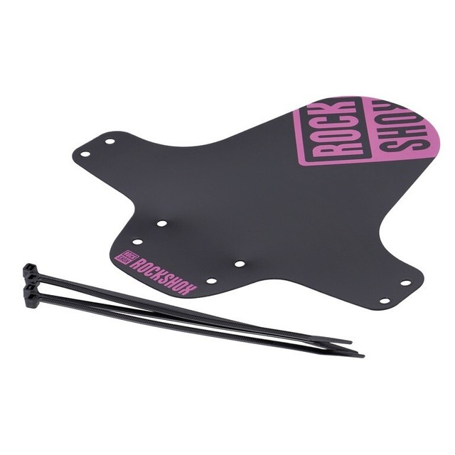 Rockshox MTB Fender Black With Fuschia Print for sale online eBay