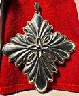 Reed & Barton Sterling Silver Ornament 1988 Christmas Cross W Box