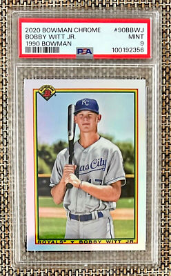 2020 Bowman Chrome Bobby Witt Jr. RC #90B-BWJ 