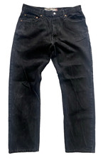 Men's Vintage Levi's 505 Jeans Regular Fit Straight Leg Black Sz 36x32 33x31 