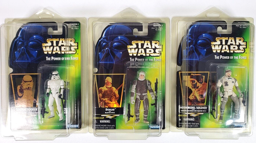 Star Wars Power Of The Force Dengar – Action Figure 1997 Con Ologramma Green Card – Cacciatore Di Taglie