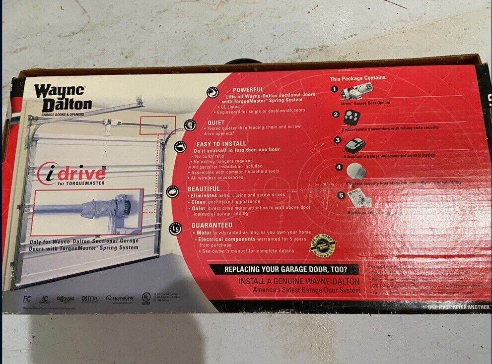 Wayne Dalton Torque Master Idrive Garage Door Opener New In Box eBay