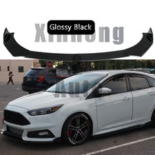 For Ford Focus St Rs Front Bumper Lip Spoiler Splitter Body Kit Glossy Black Hg
