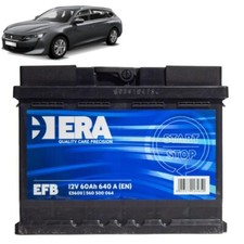 Batteria 60Ah EFB per Peugeot 208 II 1.5 1.6 BlueHDi Hdi gasolio 2012-2019