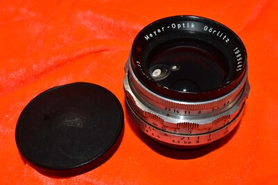 MEYER-OPTIK GÖRLITZ Q1 PRIMAGON 4.5 F=35mm RED V  EXA MOUNT FULL FRAME DDR
