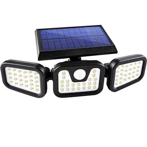 2 Pack LED Motion Sensor Solar Lights ,Outdoor IP65 Waterproof Security Lamp - Picture 2 of 8