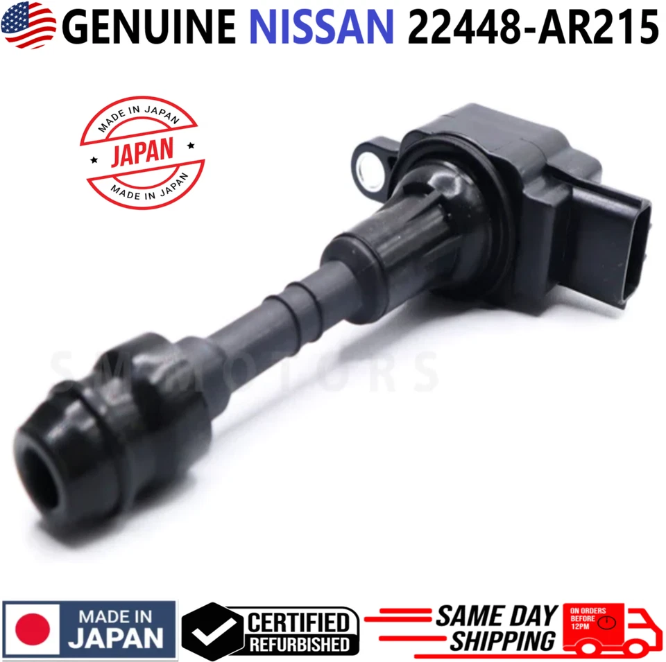 GENUINE Ignition Coils For 2003-2010 Infiniti FX45 M45 Q45 4.5L V8, 22448-AR215 - Image 3 of 4