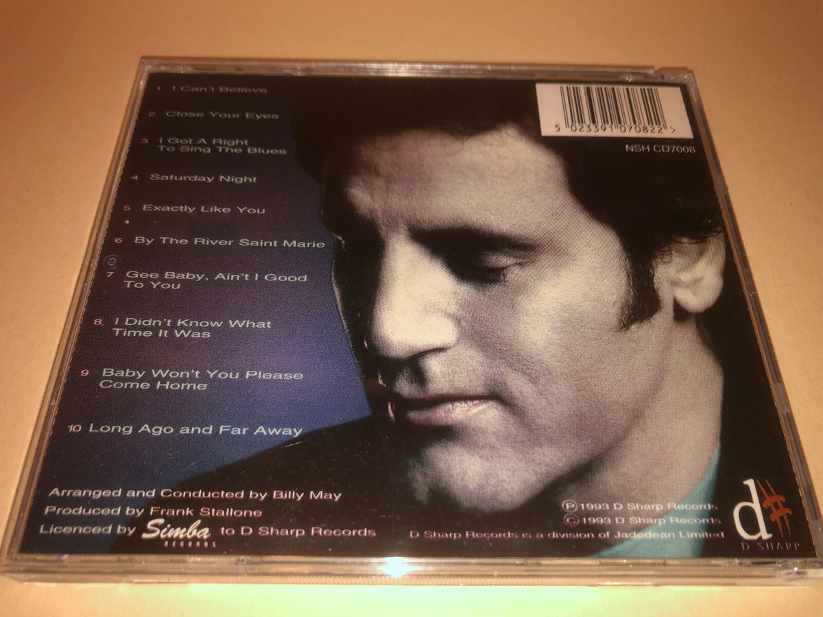 Frank Stallone CD Close Your Eyes with Billy May Orchestra