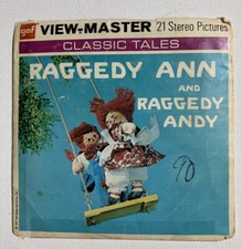 View-Master RAGGEDY ANN and RAGGEDY ANDY B406 - 3 Reel Set  Booklet 5 