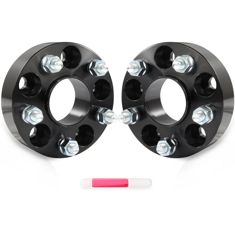 2x1.5" 5x110 Hub Centric Wheel Spacers 12x1.5 For Chevy Cobalt 2005-2010 5 Lugs - Изображение 3 из 4